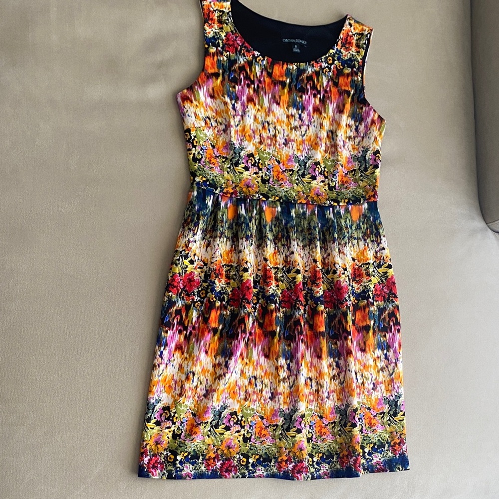 Cynthia Rowley Multicolor Floral Mini Dress